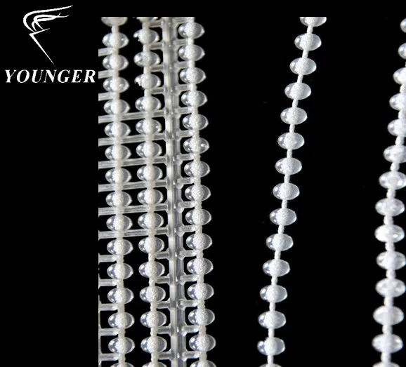 
 Пластмассовая нить для ювелирных украшений, шнур, круглые бусины, Шариковая цепочка, литьевая форма для вертикальных роликовых соединений, компоненты для штор  