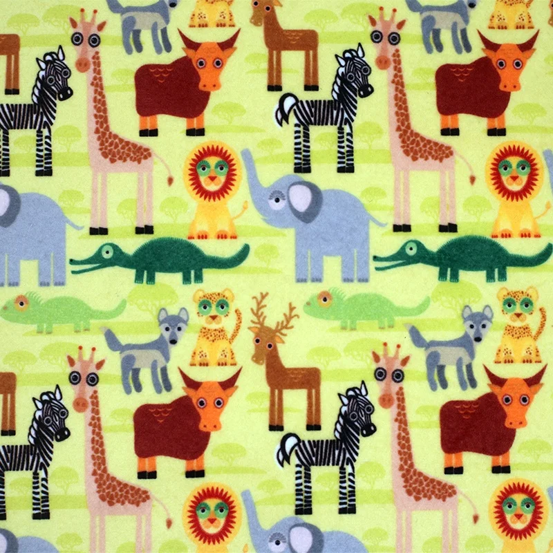 Custom Digital Printed Squish Fabric 4 Ways Stretch Fabric Double Side Minky Fabric