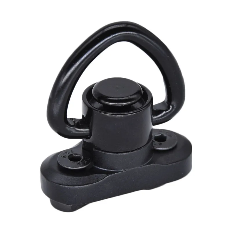 Tactical Aluminum Sling Swivel Hook Mount Hunting Accessories Push Button QD Sling Swivel