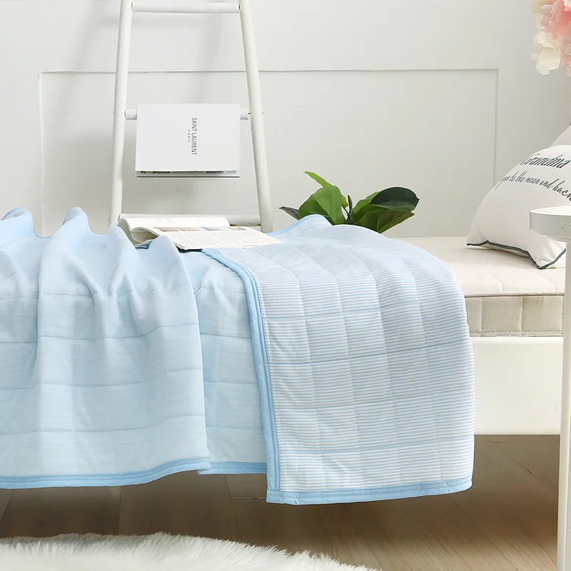
Ready to ship cheap price summer Cool-to-touch Q-MAX ice cool cooling blanket reversible throw nylon polyester summer quilt 