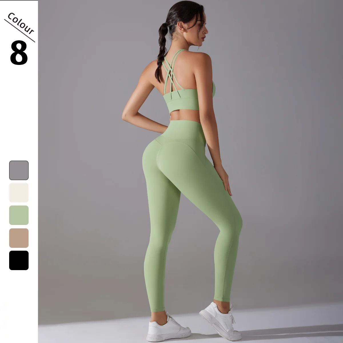 Seamless Yoga Set for women Fitness Sports Gym Clothing Women Gym Yoga Set Workout Sets Yoga Top And Sportswear Suit