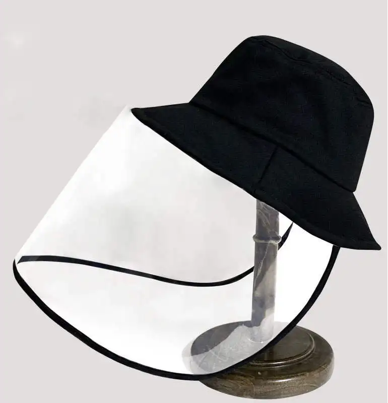 
Wholesale Custom Anti Fog Anti Splash Anti Spitting Dust Proof Anti Virus Windproof Protective Mask Full Face Bucket Hat 