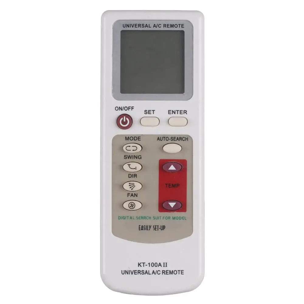 air  conditioner remote hand set RC controller ac  ABS materials AAA Battery  air cool  HVACR kt109 kt100A