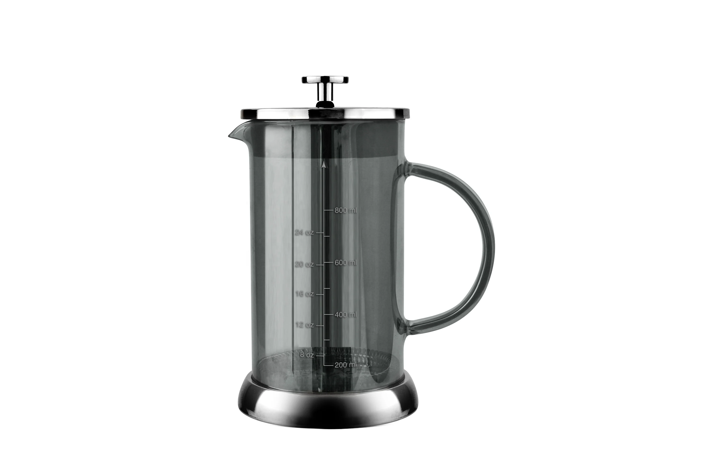 2022 Amazon new styles french press coffee maker stainless steel chromed coffee press