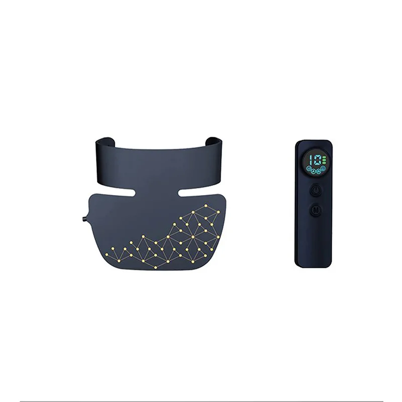 flexible patented Contour neck chest light therapy device anti-anging and skin rejuvenation silicone led mask