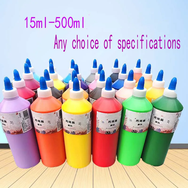 8-500 мл акриловая краска на заказ 1000 видов цветов, небольшой минимальный заказ, несколько классов