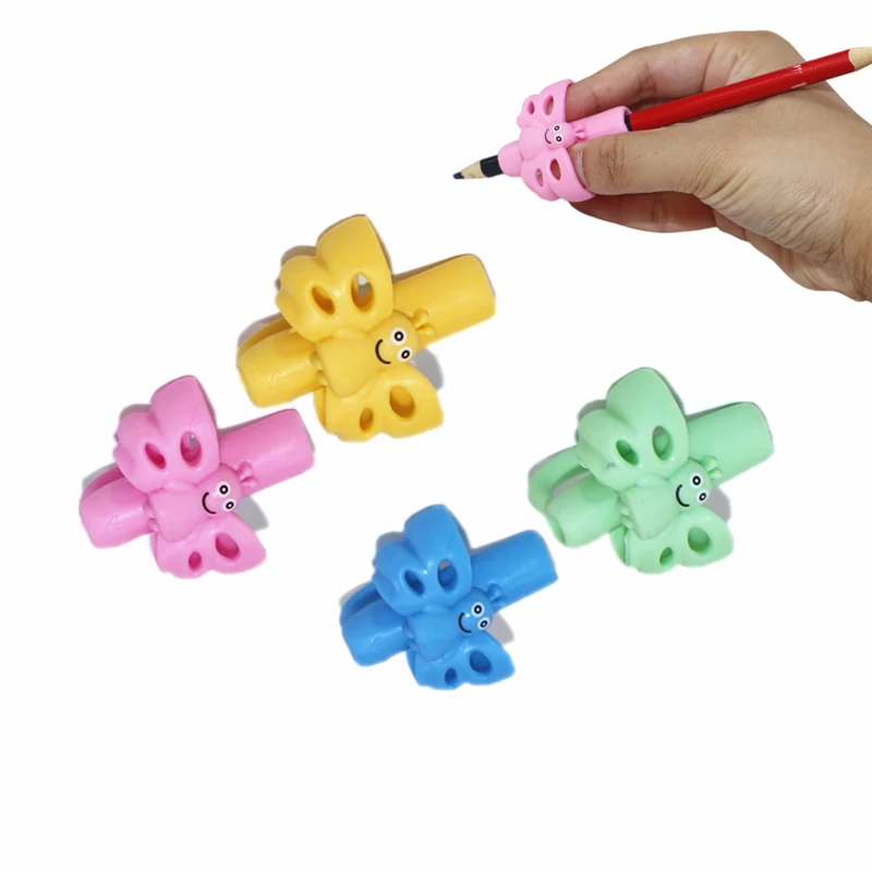 Мягкий силиконовый карандаш CHRT, гелевые ручки с двумя пальцами, Детские тренировочные корректирующие инструменты для письма, ручки для детей, подарки