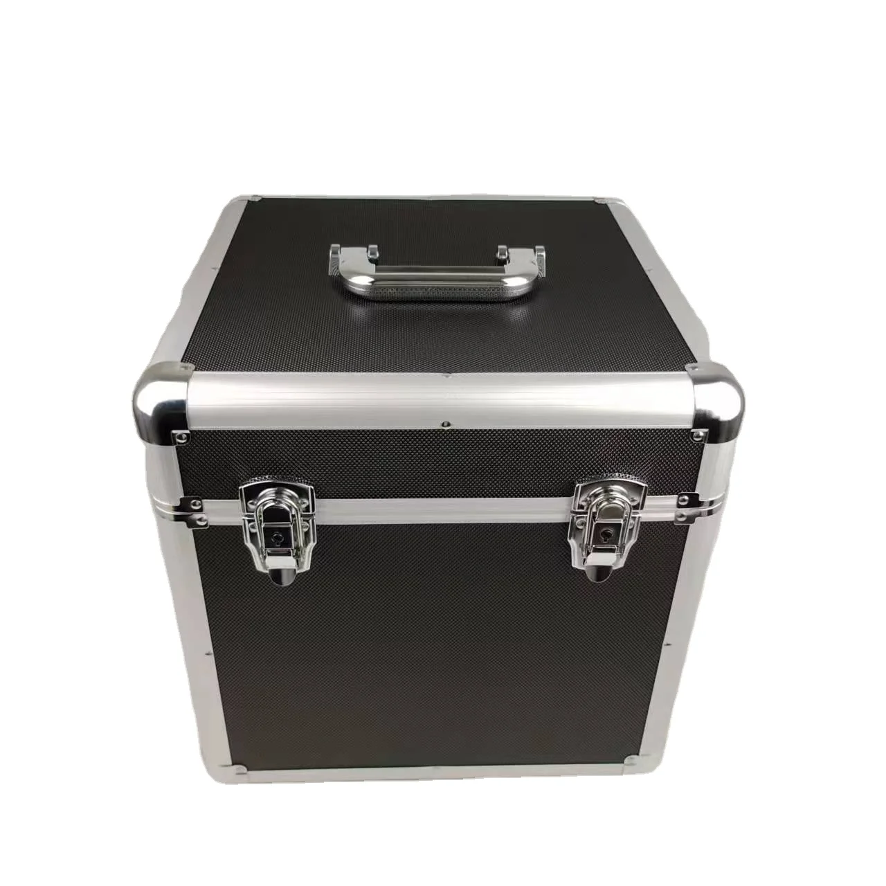 Aluminum CD DVD Storage DJ Case,Aluminium MetalDJ Large Flight Box,CD DVD Empty Carry Case,Silver Aluminium DJ Flight Carry Case