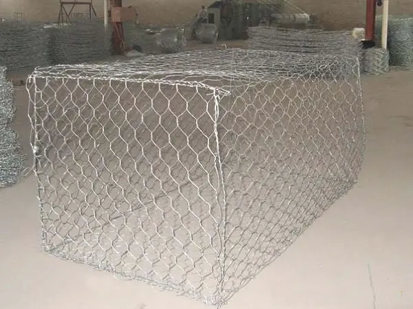 Hot Deeped Galvanised or PVC Coated Gabion Box with 80*100mm Hole Size
