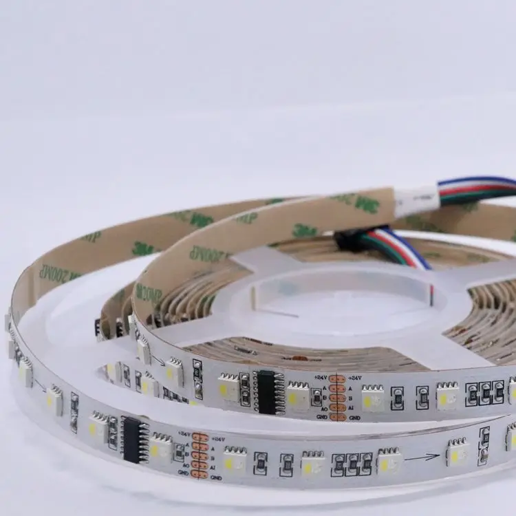 Addressable Digital Color RGBW 5050SMD 60LEDs/M 19.2W DMX Pixel LED Tape DMX512 LED Neon RGBW