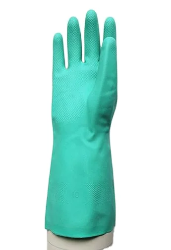 Competitive Price Long Green Rubber Latex Nitrile Gloves Household Kitchen Cleaning and Garden Use Dish Washing Gloves