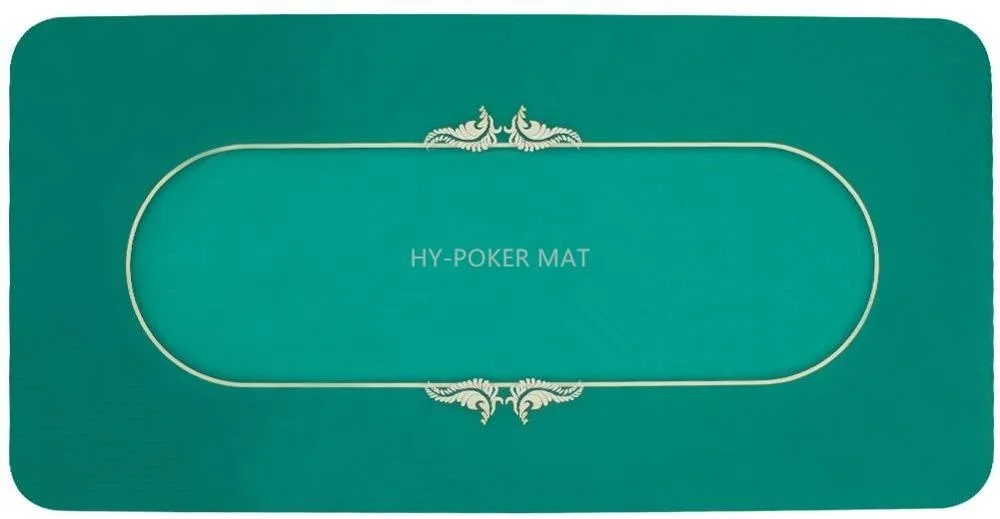 Guaranteed Quality Proper Price Custom Rubber Texas Poker Table Gambling Mat