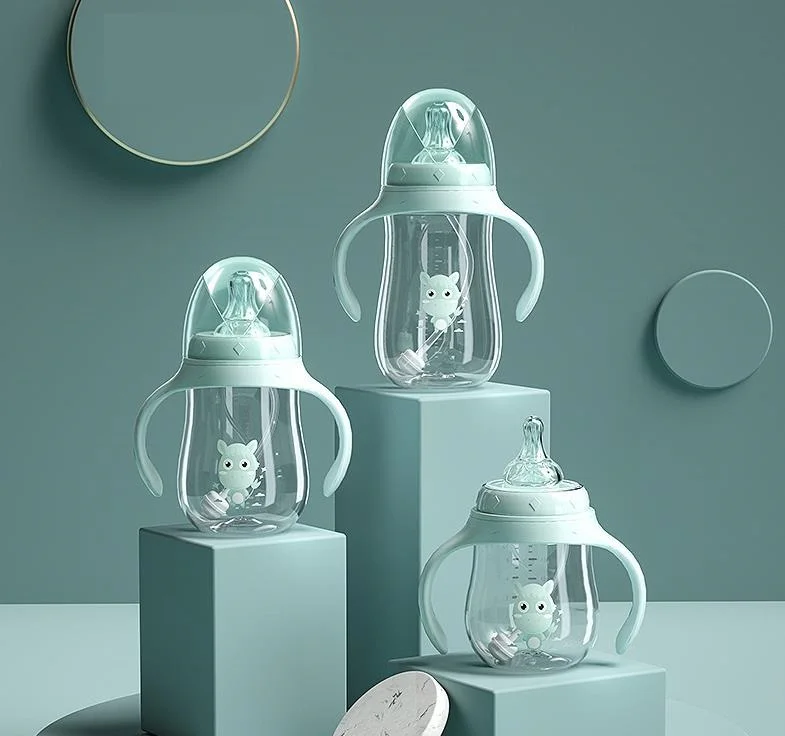 Bpa Free food grade non-toxic safe PP silicone baby bottle Infant baby feeding milk bottles