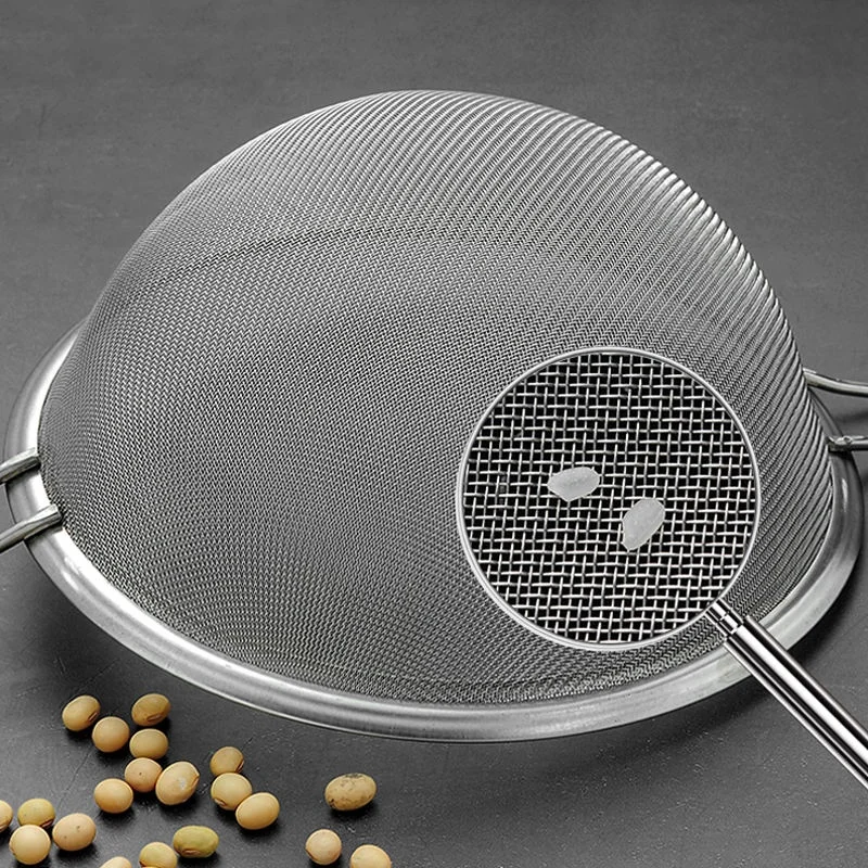 New household kitchen filter large stainless steel filter dumpling juice soy milk sieve oil filter