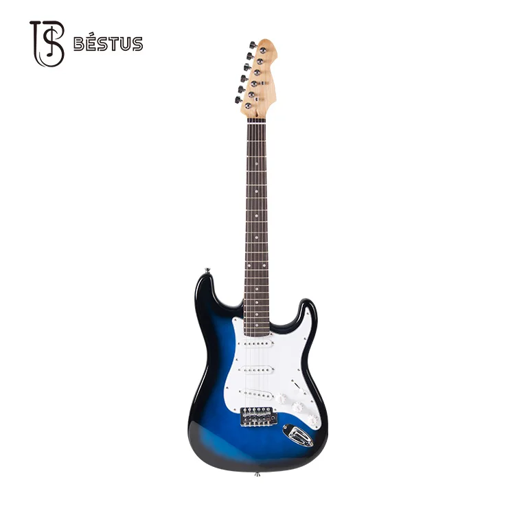 BST-FT/TXW-1B  Professional production of acoustic-electric guitar 39-inch blue electric guitar