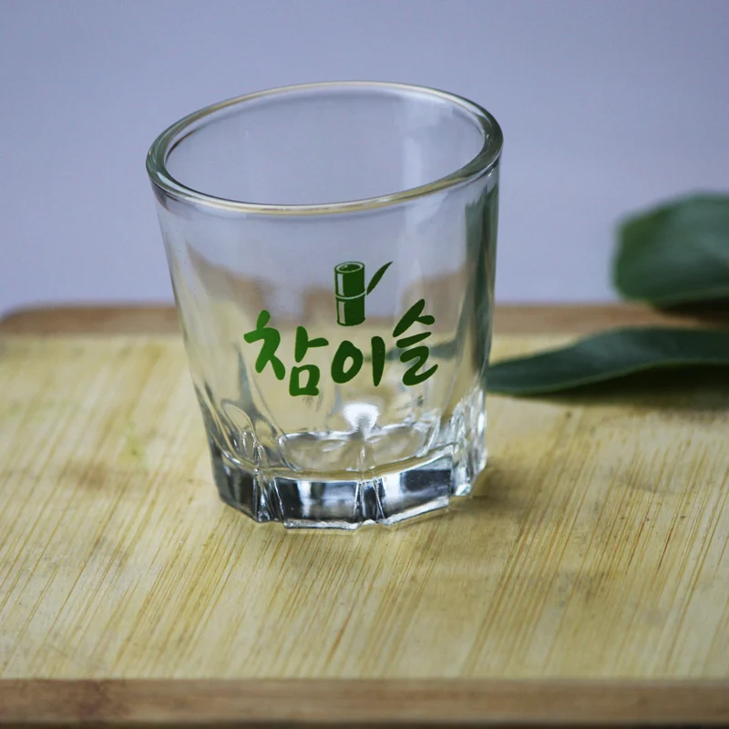 korean sake mini wine glass short glasses drinking soju cup 50ml custom soju shot glasses