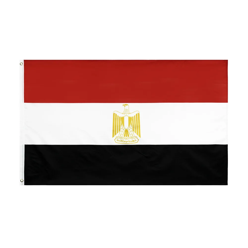 Wholesale Good Quality Custom Size Flag Customize 3x5ft 90x150cm 100% Polyester Outdoor Use Egypt Flags