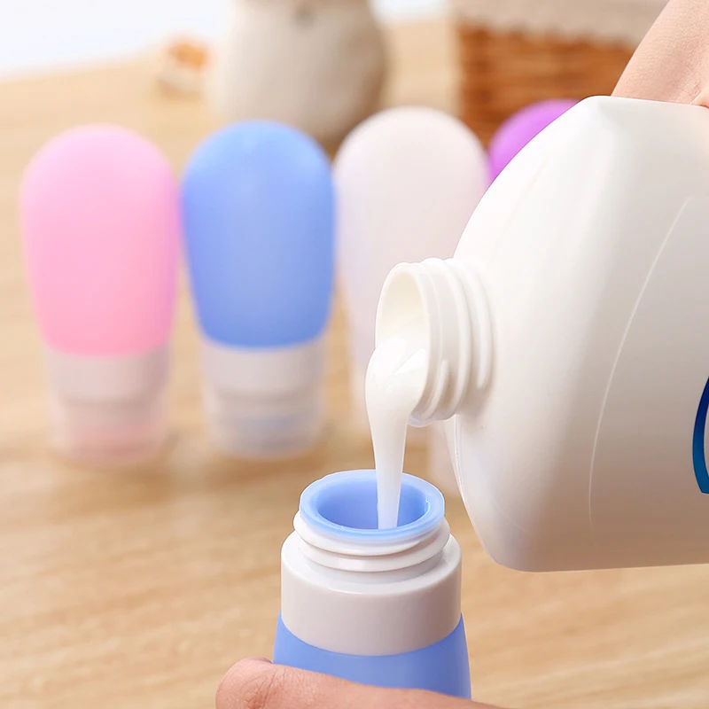 Cute Colourful Travel Bottles,Hot Selling OEM Accept Food Grade Silicone Travel Bottle Container Factory China