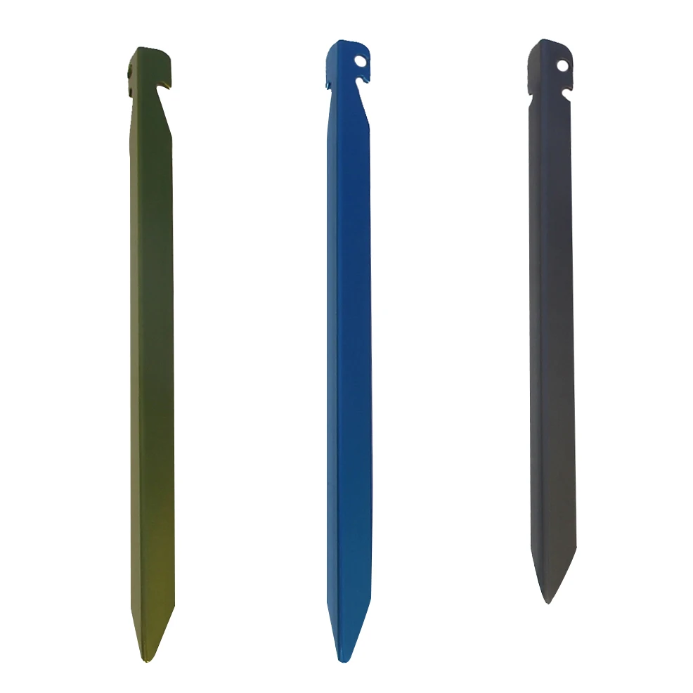 forging peg tent stakes nail rust free tent pegs aluminium with rope bag