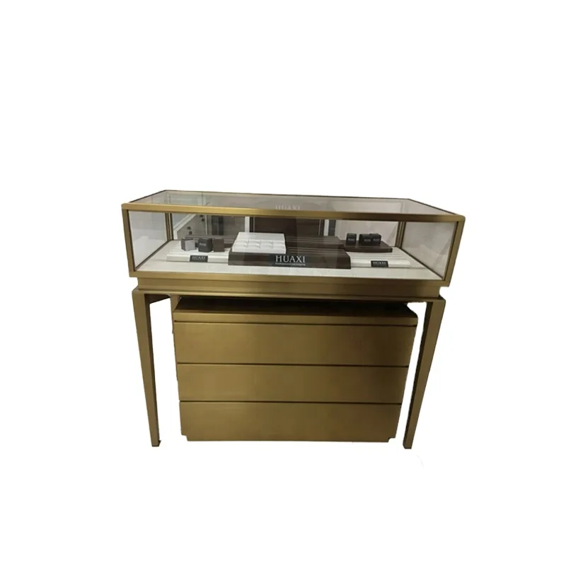 Small Commercial Jewelry Display Showcase With LED light