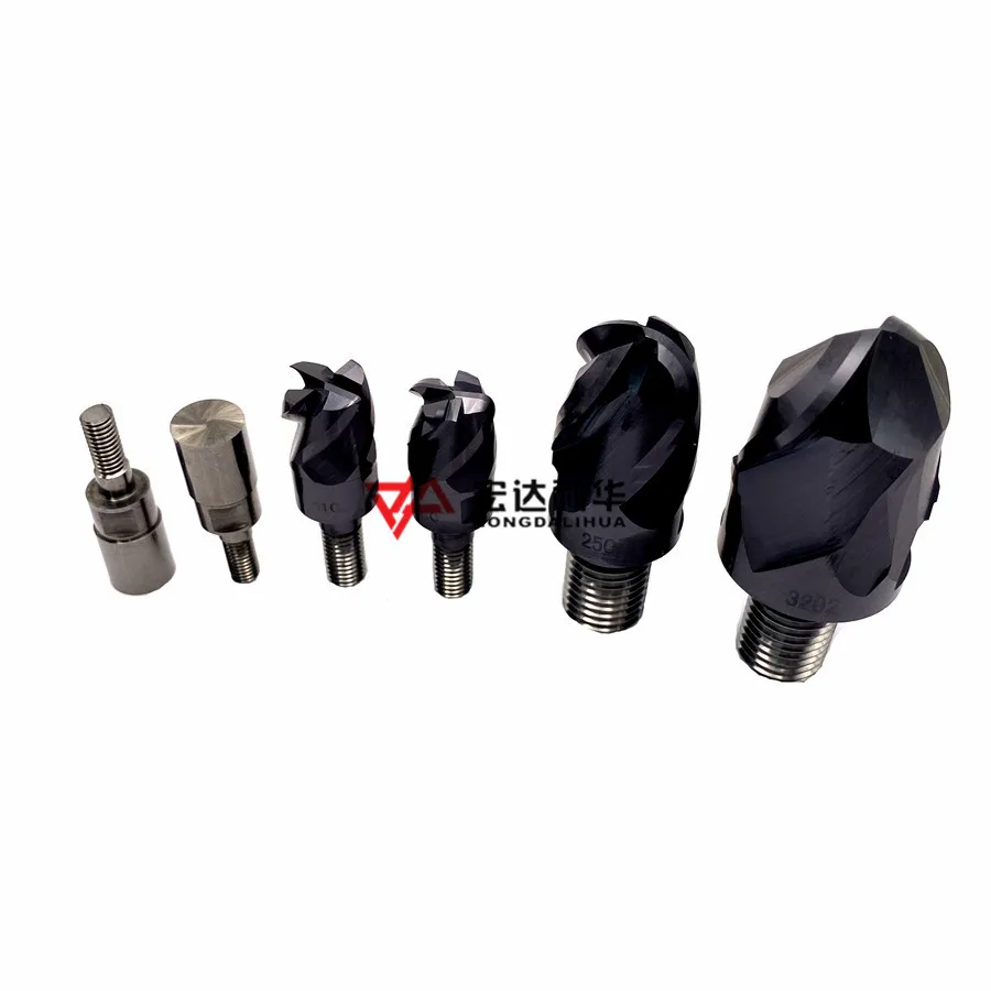 Carbide locking tooth milling cutter head M5 M6 M8 M10 M12 D8 D10 D16 D18 D20 locking Thread milling cutter head