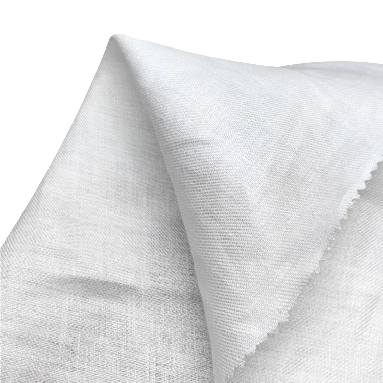 81001-- Eco-friendly wholesale 100% hemp light weight woven plain dyed hemp fabric for clothing