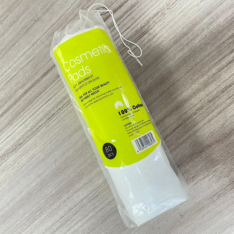 Wholesale Cleaning Makeup Remover Pads Cotton Disposable Makeup Remover Pads for Beauty