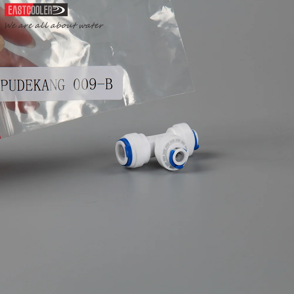 12mmx12mmx12mm 3-way union Push tube fitting for  RV Water filter quick connect water tube fitting