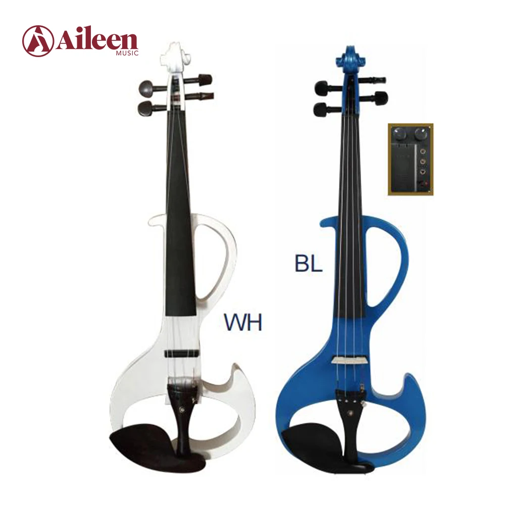 VE402 Factory Wholesale High Quality Plywood Body Electric Violin 4/4