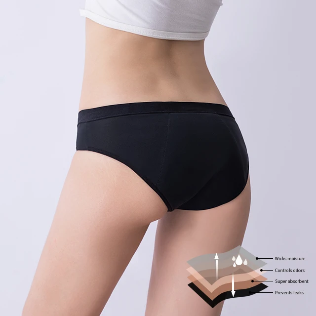 Высококачественные Женские супер-поглощающие менструальные трусики, непротекающие трусики для тяжелых периодов