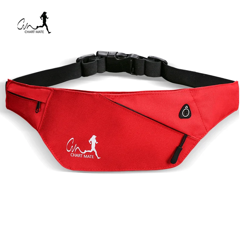 Hot Sale Custom Logo Waterproof Sports Waist Pack Pouch With Water Bottle Holder Neoprene Waist Bag Pouch Belt Bum Bag