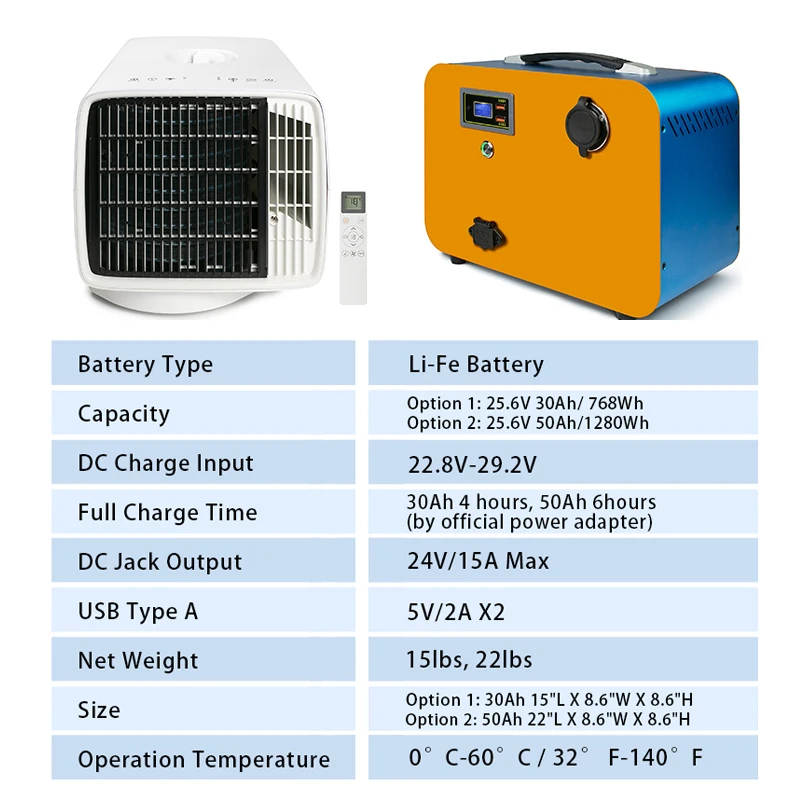 Portable tent air cooler air conditioner MINI OEM power tank outdoor room electronic powerful aircon