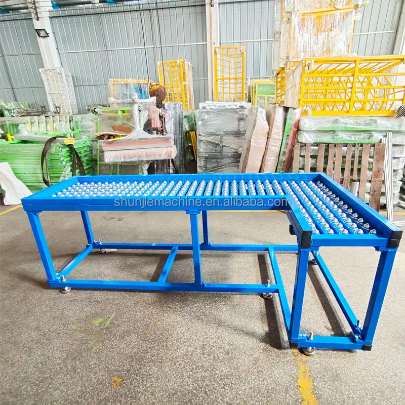 New Heavy Mold Slide Table with rollers industrial roller tables conveyor belt station