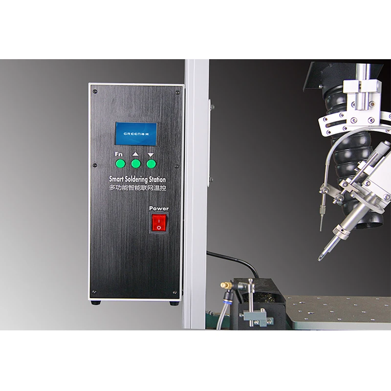 Green Second Generation Benchtop Automatic Industrial Soldering Machines SI500DR for Capacitor/audio Equipment Welding 220V 150