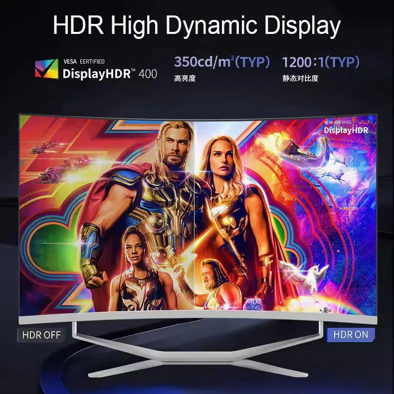 Wholesale Ultra Thin Cheap Oem Customized Curved Full Hd 24/27 Inch I3/i5/i7 Gaming Business Aio Pc