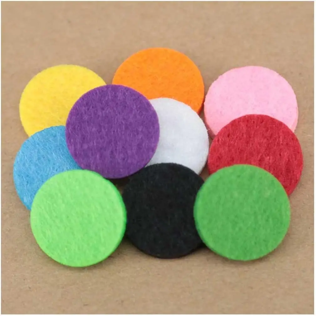 30mm Aromatherapy Essential Oil Diffuser Necklace 316L Stainless Steel Perfume Locket Pendant with 24 Inch Chain