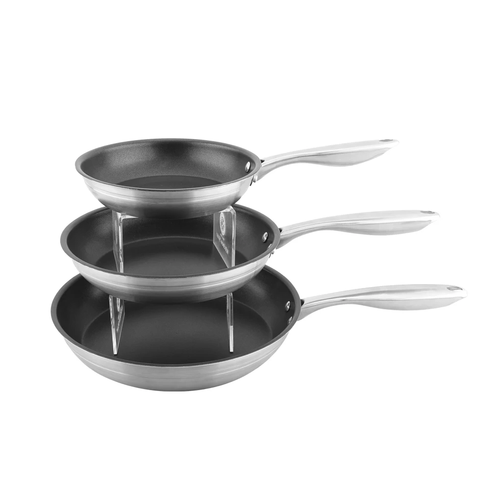 Америкук оптовая продажа кастрюль из нержавеющей стали производитель Сковорода из нержавеющей стали набор сотовых кастрюль из нержавеющей стали