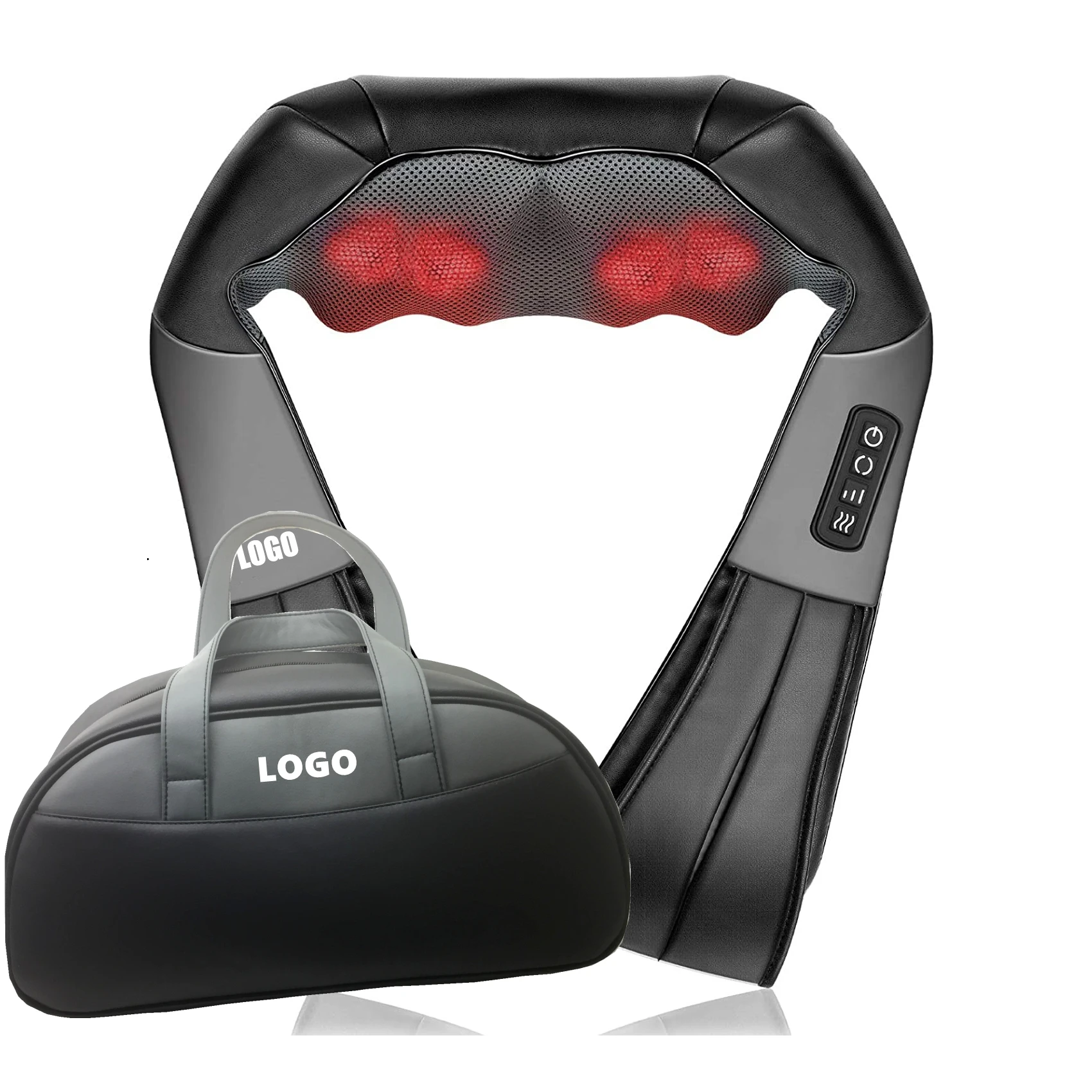 Smart Electric Back And Neck Massager with Heat Shiatsu Shoulder Massager for Muscle Pain Relief