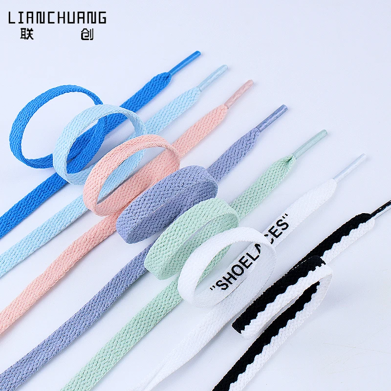 Logo Shoelaces Personalized Sneaker Shoe laces reflective print logo custom engraved logo aglet assembling pack