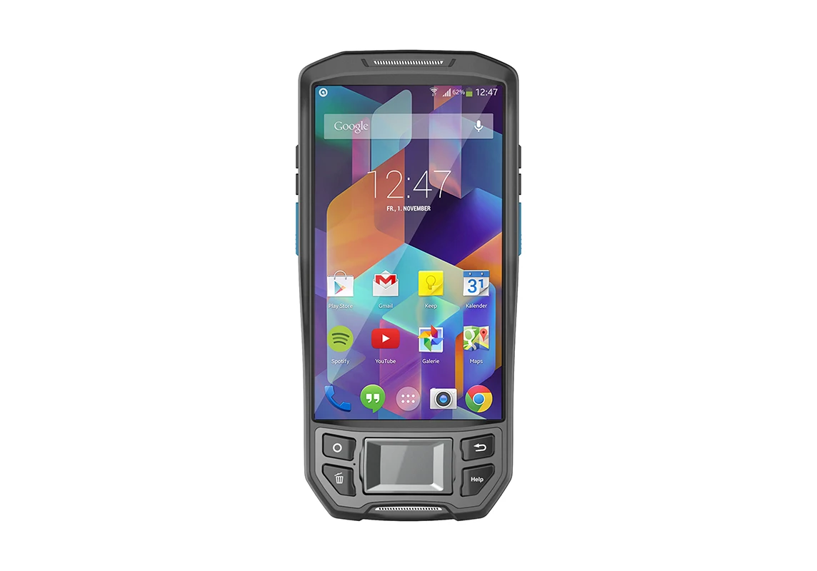  Factory price rugged 4G WIFI GPS NFC RFID 125KHz 1D 2D Barcode Scanner Android Handheld