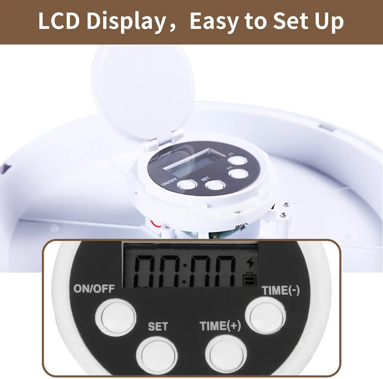 Программируемый таймер на 6 персон, Диспенсер сухой и влажной еды, музыкальное напоминание, нескользящая автоматическая кормушка для домашних животных