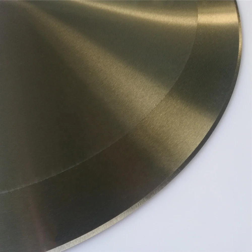 Custom High Efficiency Textile Industry Slitting Knives Tungsten Carbide Slitting Fabric Round Blade