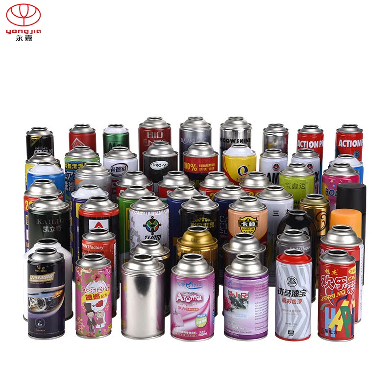 Manufacturer 52mm Metal portable refill tin empty 227g refillable stainless steel aerosol camping butane gas cartridge spray can