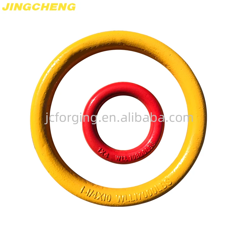 Forged Alloy Steel Round Ring high quality rigging of drop forged alloy steel weldless lifting steel round ring