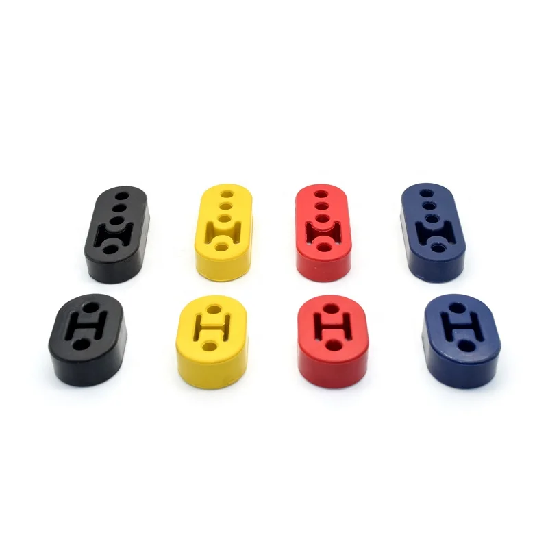 Sypes hotseliing Универсальный s с 2 отверстиями резиновые глушитель выхлопной трубы Кронштейн вешалки изолятор универсальный для авто