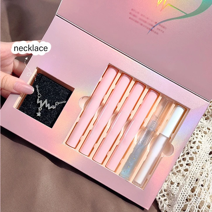 Custom variety of cosmetic boxes beauty own logo paper gifting box packaging wholesale bulk lip gloss packaging box