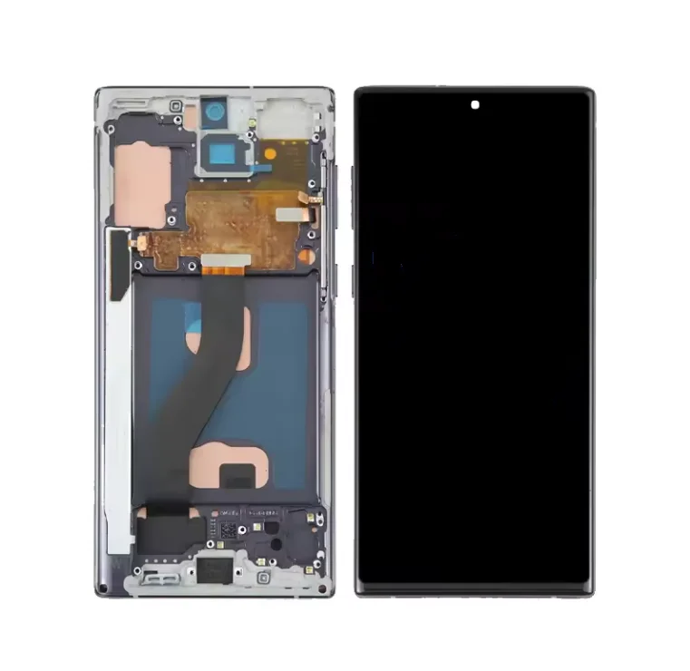 Best selling LCD Screen Replacement Display Touch screen with frame for Samsung Galaxy Note 10 screen lcd for smartphone