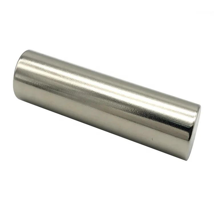 N35 N42 N52 N55 Cylinder neodymium magnet Strong permanent NdFeB magnet rod for sale