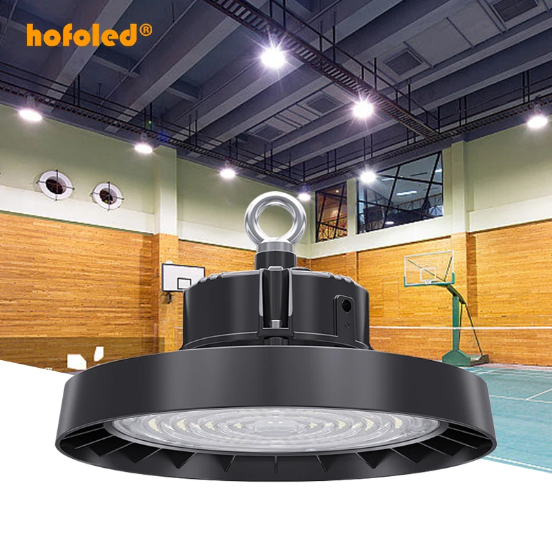 Industrial housing lens 20000 30000 lumen metal ip65 66 fixture linear watt 100W 150W 200W ufo led high bay light