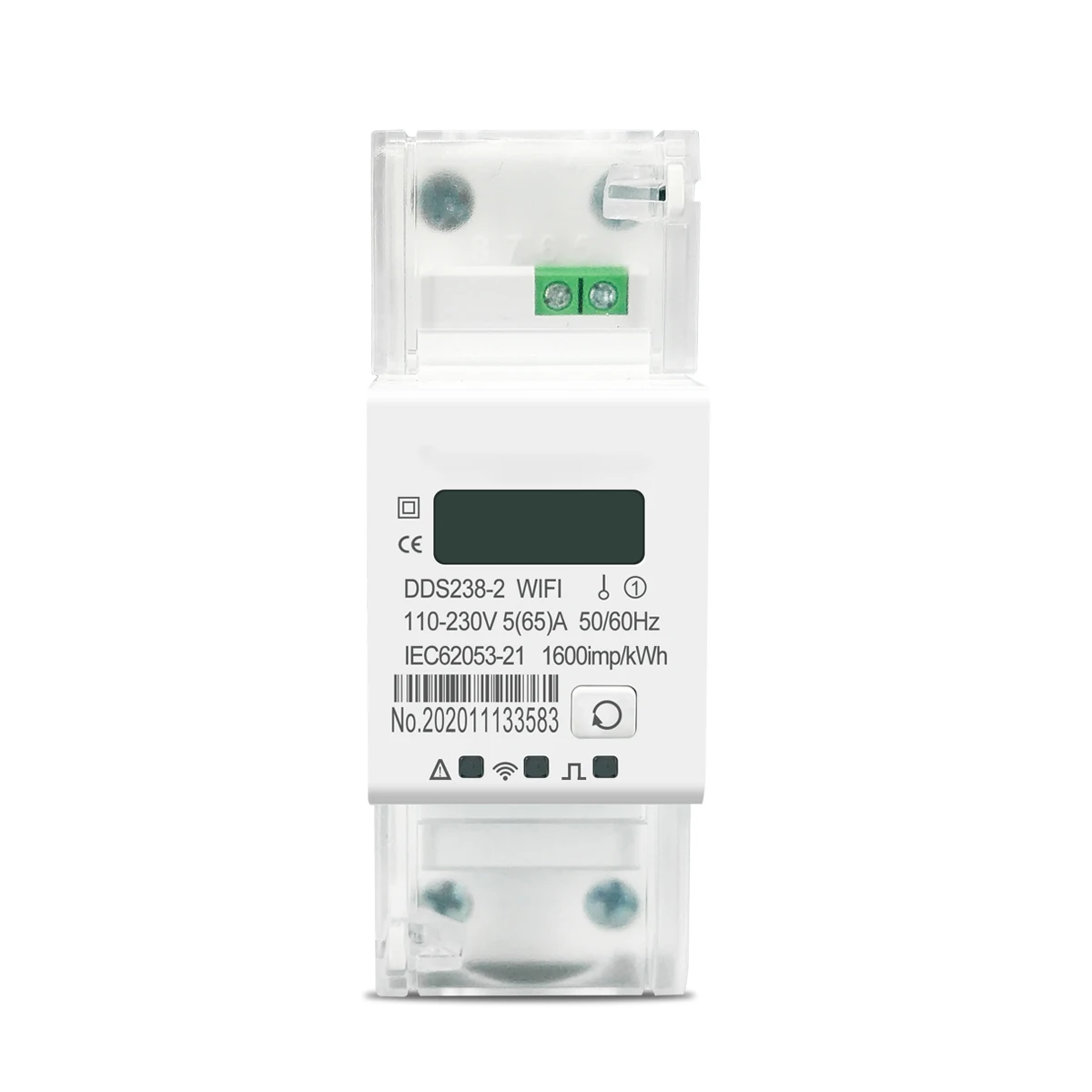 Tuya Single Phase 65A Din Rail WIFI Smart Energy Meter timer Power Consumption Monitor kWh Meter Wattmeter 110V 220V 50/60Hz